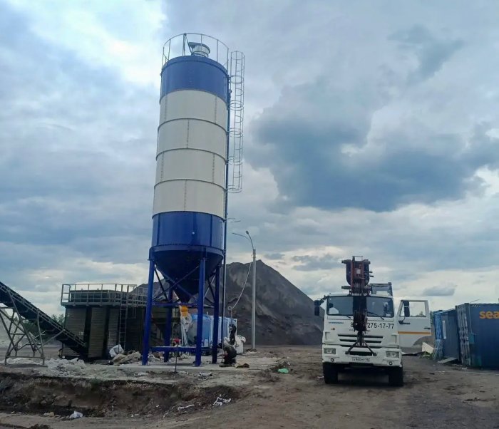Наш новый проект в Курске: поставка и монтаж разборного силоса на 100 тонн!